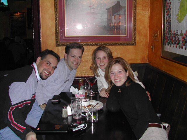 Great good... we got to hang out with Chuck, who thinks that the US really rocks! Right Chuck? (Chuck is currently working towards his PHD in Canadian politics)